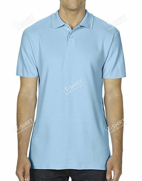 Мужская футболка поло Gildan SoftStyle tsp-64800/543C фото