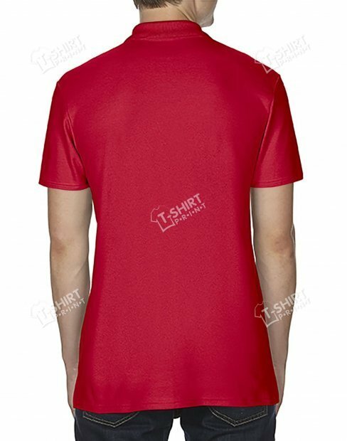 Мужская футболка поло Gildan SoftStyle tsp-64800/199C фото