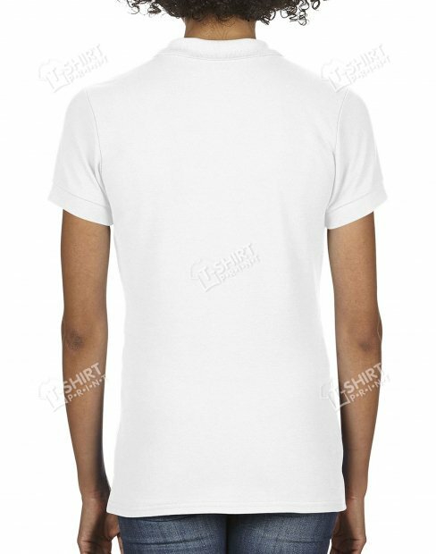 Women's polo t-shirt Gildan SoftStyle tsp-64800L/000C фото