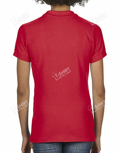 Женская футболка поло Gildan SoftStyle tsp-64800L/199C фото