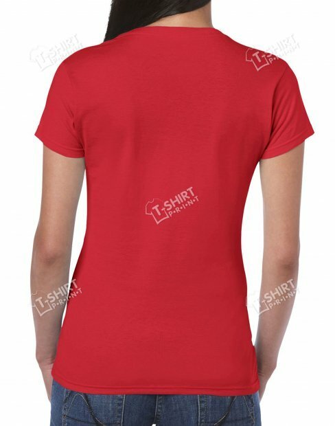 Женская футболка Gildan SoftStyle tsp-64000L/199C фото