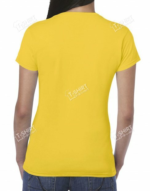 Женская футболка Gildan SoftStyle tsp-64000L/122C фото