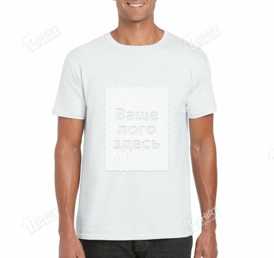 Men's t-shirt Gildan SoftStyle tsp-64000/000C фото