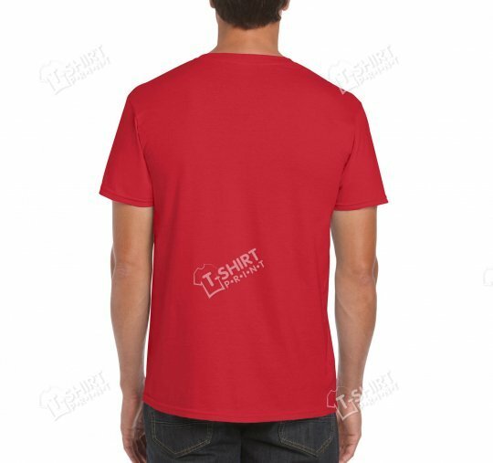 Мужская футболка Gildan SoftStyle tsp-64000/199C фото