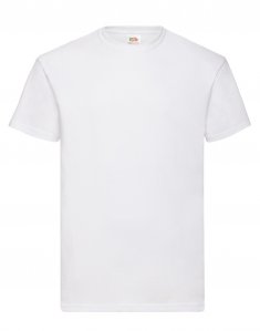 Мужская футболка Fruit of the Loom VALUEWEIGHT T Белая