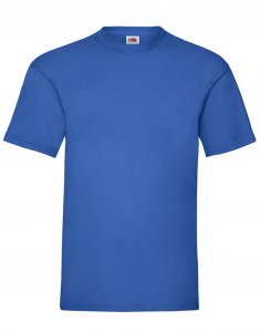 Чоловіча футболка Fruit of the Loom VALUEWEIGHT T Яскраво-синій