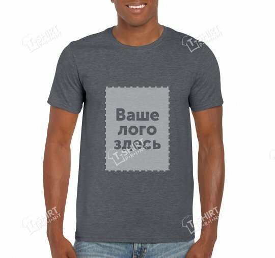 Мужская футболка Gildan SoftStyle tsp-64000/7545C фото