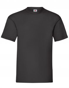 Мужская футболка Fruit of the Loom VALUEWEIGHT T Черный