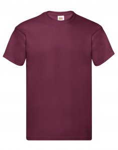 Футболка чоловіча Fruit of the Loom ORIGINAL T Бордовий tsp-K250/41 фото