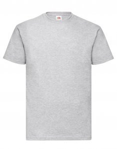 Чоловіча футболка Fruit of the Loom VALUEWEIGHT T Сірий меланж