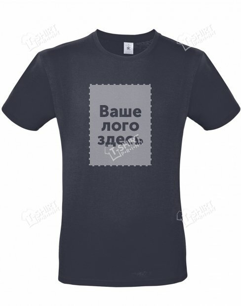 Men's t-shirt B&C EXACT tsp-E#150/LightNavy фото