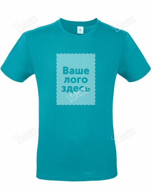 Men's t-shirt B&C EXACT tsp-E#150/RealTurquoise фото