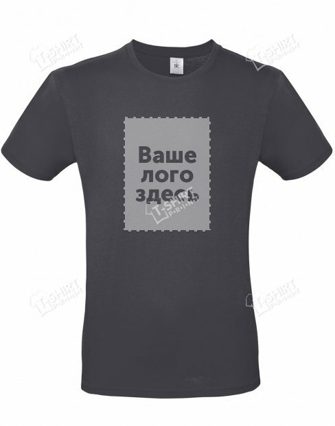 Men's t-shirt B&C EXACT tsp-E#150/DarkGrey фото