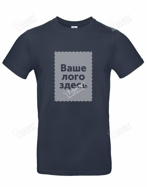 Мужская футболка B&C EXACT tsp-E#190/Navy фото