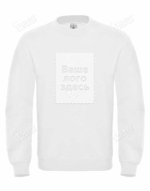 Men's sweatshirt B&C ID.002 tsp-ID.002/White фото