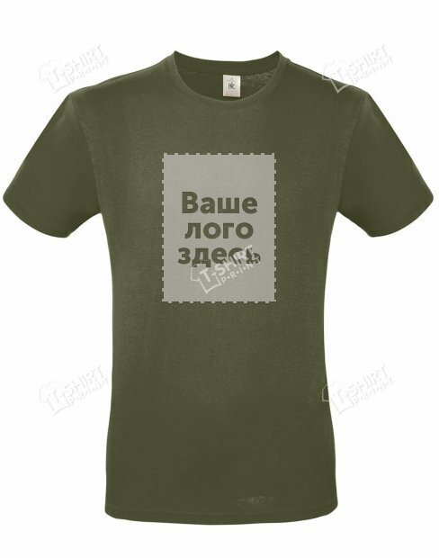 Men's t-shirt B&C EXACT tsp-E#150/olive фото