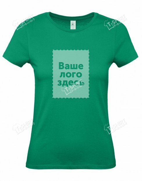 Женская футболка B&C WOMEN-ONLY tsp-E#150/WOMEN/KellyGreen фото