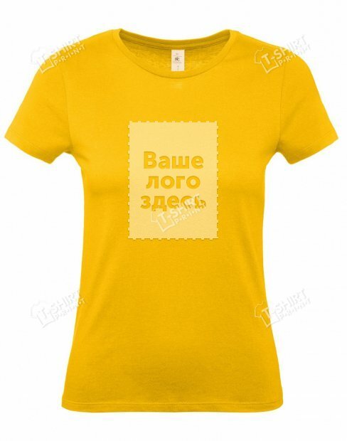 Женская футболка B&C WOMEN-ONLY tsp-E#150/WOMEN/gold фото