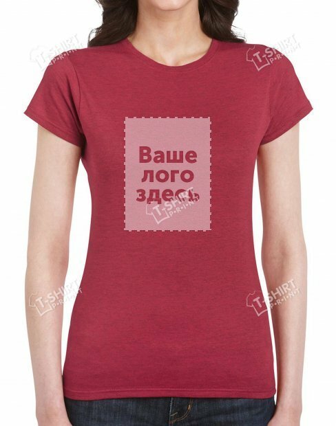 Women's t-shirt Gildan SoftStyle tsp-64000L/7427C фото