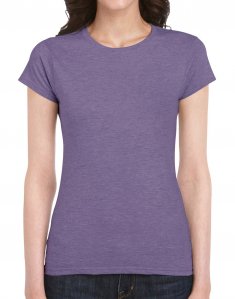 Women's SoftStyle 153 T-shirt Dark purple melange tsp-64000L/668C фото