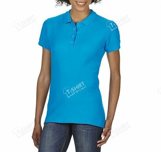 Женская футболка поло Gildan SoftStyle tsp-64800L/641C фото