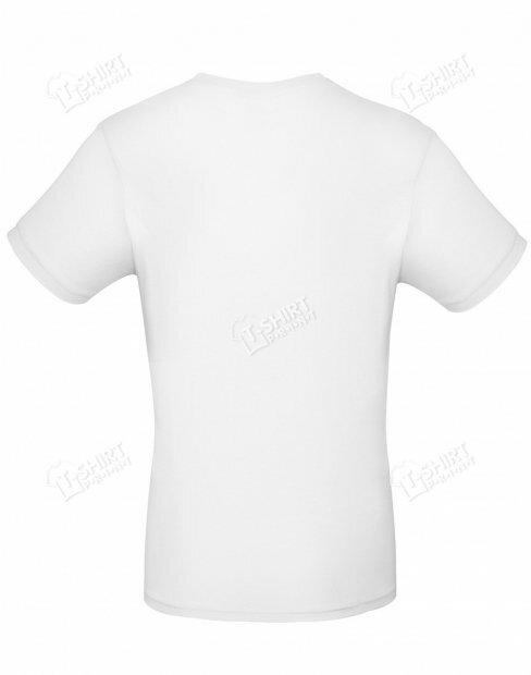 Men's t-shirt B&C EXACT tsp-E#150/White фото