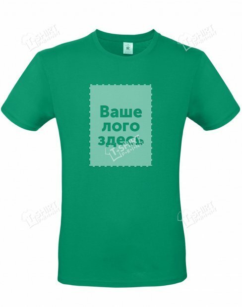 Мужская футболка B&C EXACT tsp-E#150/KellyGreen фото
