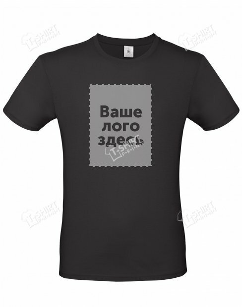 Men's t-shirt B&C EXACT tsp-E#150/Black фото