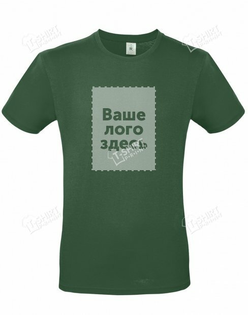 Мужская футболка B&C EXACT tsp-E#150/BottleGreen фото