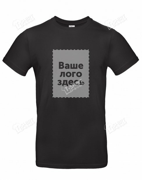 Мужская футболка B&C EXACT tsp-E#190/Black фото