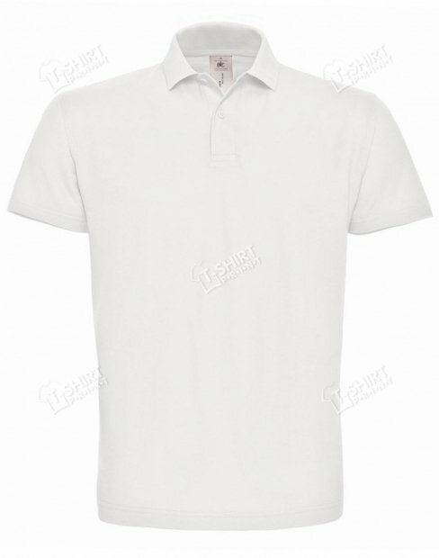 Мужская футболка поло B&C ID.001 tsp-ID001/White фото