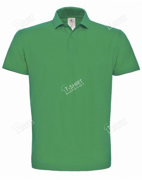 Men's polo t-shirt B&C ID.001 tsp-ID001/KellyGreen фото