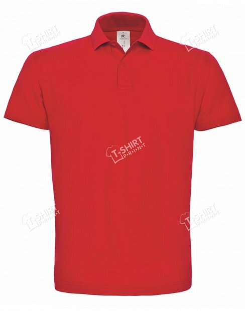 Мужская футболка поло B&C ID.001 tsp-ID001/Red фото