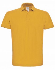Men's polo shirt B&C ID.001 Sunshine yellow tsp-ID001/ChiliGold фото