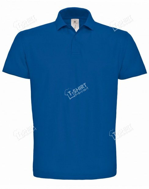 Men's polo t-shirt B&C ID.001 tsp-ID001/RoyalBlue фото