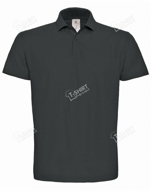Men's polo t-shirt B&C ID.001 tsp-ID001/Anthracite фото