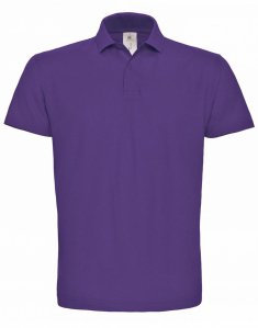 Men's polo shirt B&C ID.001 Purple