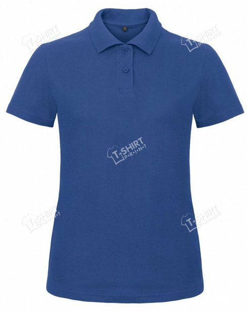 Women's polo t-shirt B&C ID.001 /WOMEN tsp-ID.001/LADY/RoyalBlue фото