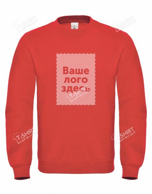 Men's sweatshirt B&C ID.002 tsp-ID.002/Red фото