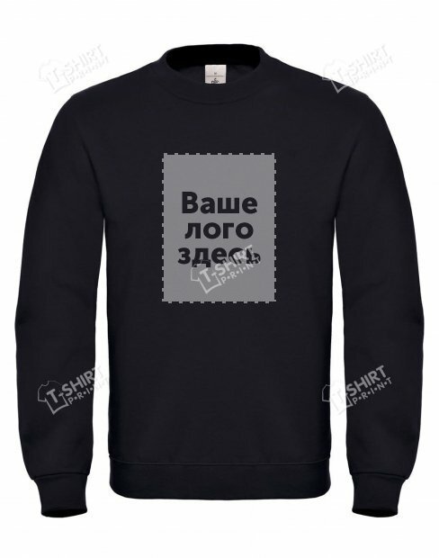 Men's sweatshirt B&C ID.002 tsp-ID.002/Black фото