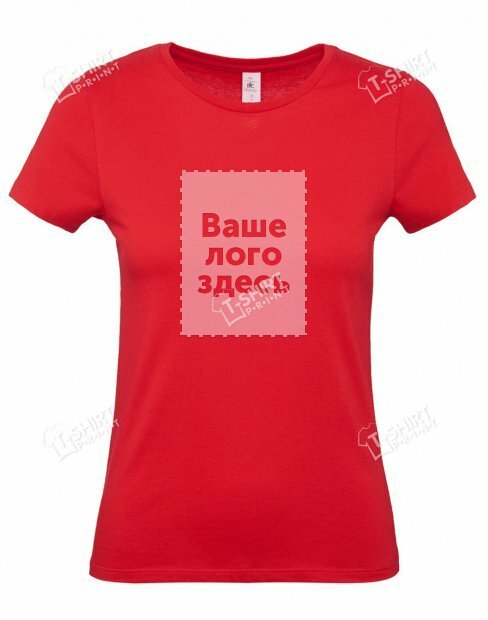 Женская футболка B&C WOMEN-ONLY tsp-E#150/WOMEN/Red фото