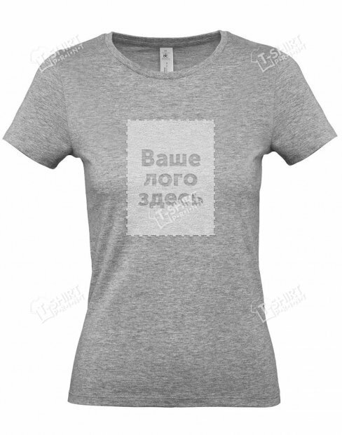Женская футболка B&C WOMEN-ONLY tsp-E#150/WOMEN/SportGrey фото
