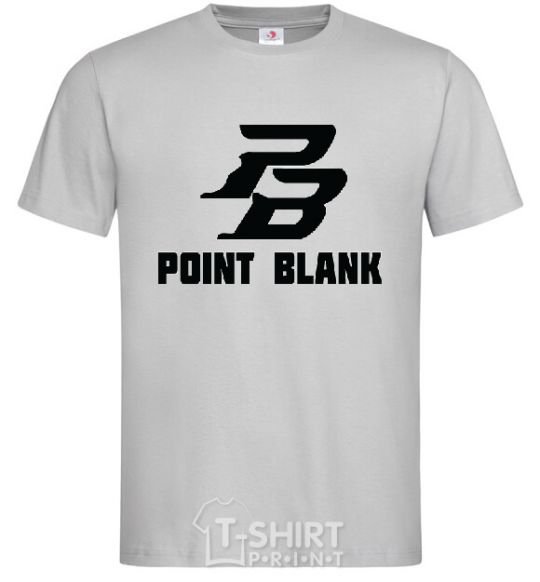 Мужская футболка POINT BLANK Серый фото