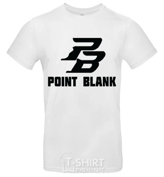 Men's T-Shirt POINT BLANK White фото