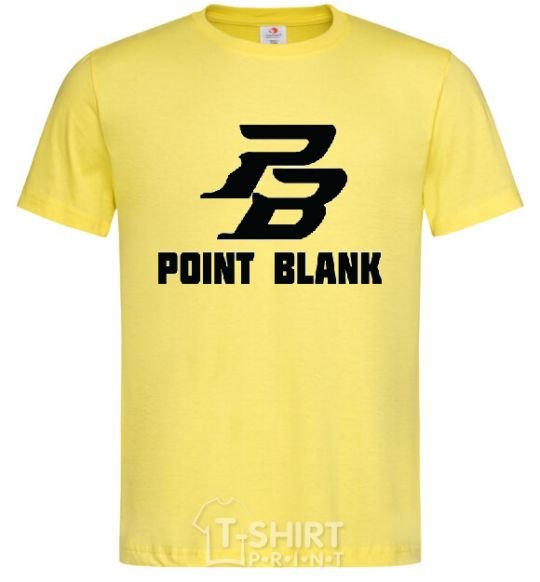Men's T-Shirt POINT BLANK cornsilk фото