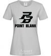 Women's T-shirt POINT BLANK grey фото