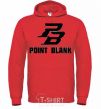Men`s hoodie POINT BLANK bright-red фото