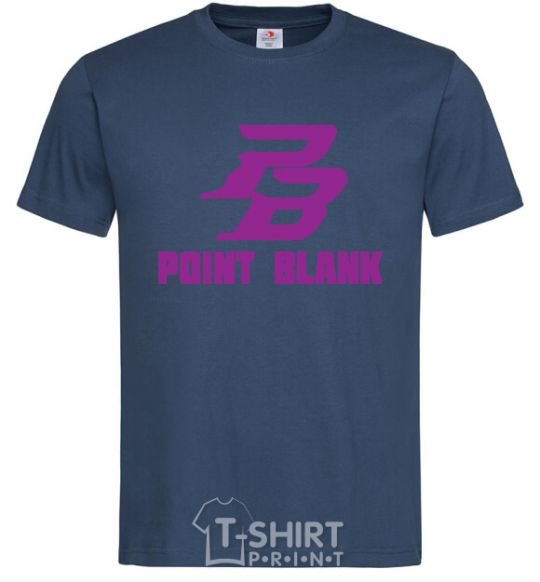Мужская футболка POINT BLANK Темно-синий фото