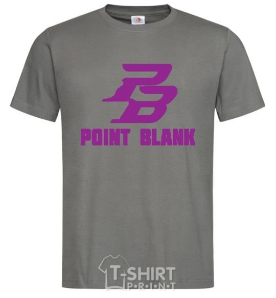 Men's T-Shirt POINT BLANK dark-grey фото