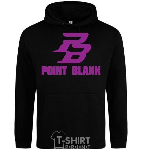 Men`s hoodie POINT BLANK black фото